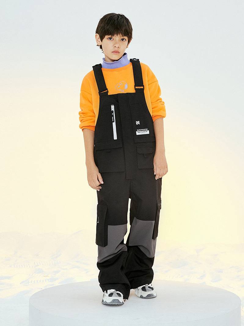 Kid's Snowboard Pant Mountain Fun Bib Pants - NANDN