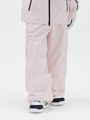 Women's Snowboard Pant Pink 3L Winter Snow Pants - NANEND