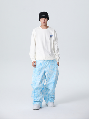 Men's Snowboard Suits Denim Drift Baggy Snow Suit - Searipe