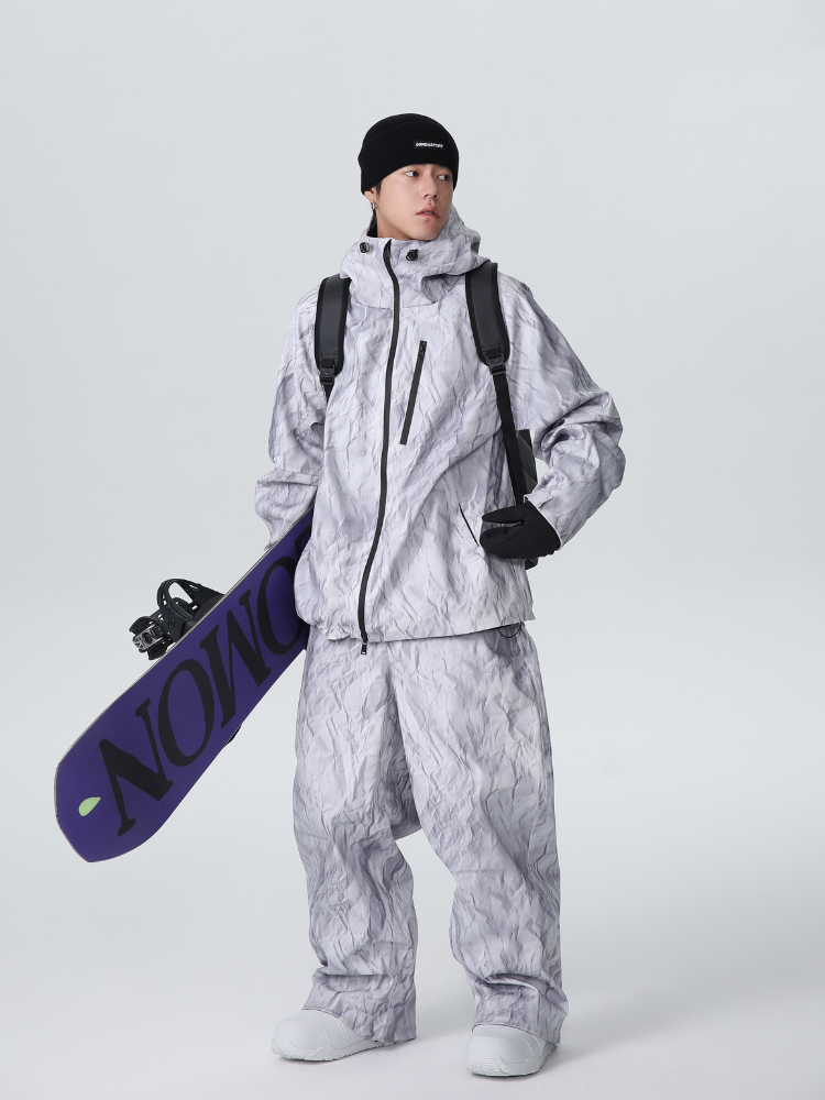 Pánské snowboardové kombinézy Denim Drift Baggy Snow Suit - Searipe