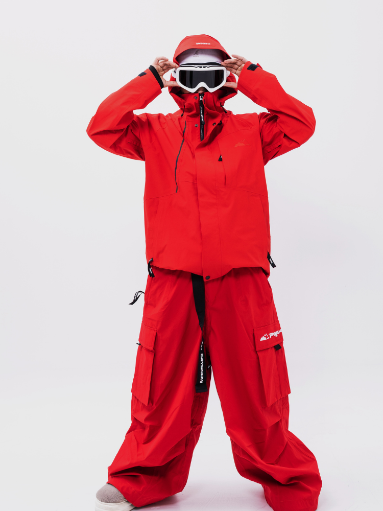 Herren-Snowboardjacke Popping 3L Shell Skijacke - Drysnow