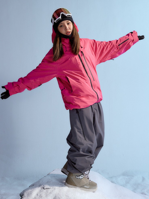 Women's Snowboard Pant Classic 3L Fleece Snow Pants - NANEND
