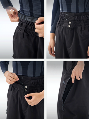 Women's Snowboard Pant Classic 3L Fleece Snow Pants - NANEND