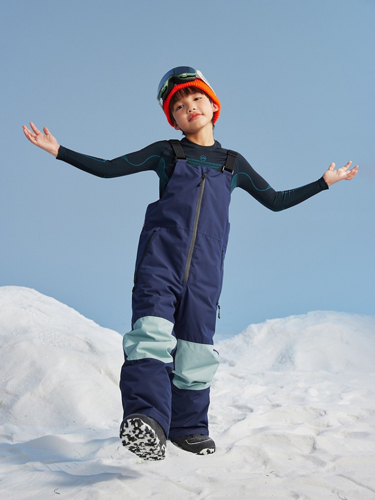 Kid's Snowboard Pants Sail Adventure Ski Bibs - NANEND