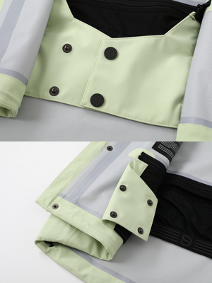 Men's Snowboard Jacket Popping 3L Shell Ski Jacket - Drysnow