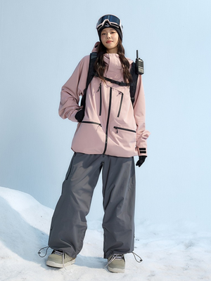 Women's Snowboard Pant Classic 3L Fleece Snow Pants - NANEND