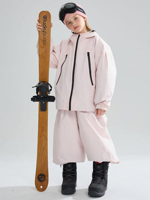Kids Snoboard Pants & Bibs 3M Thinsulate Adjustable Suspenders Snow Pants - Doorek