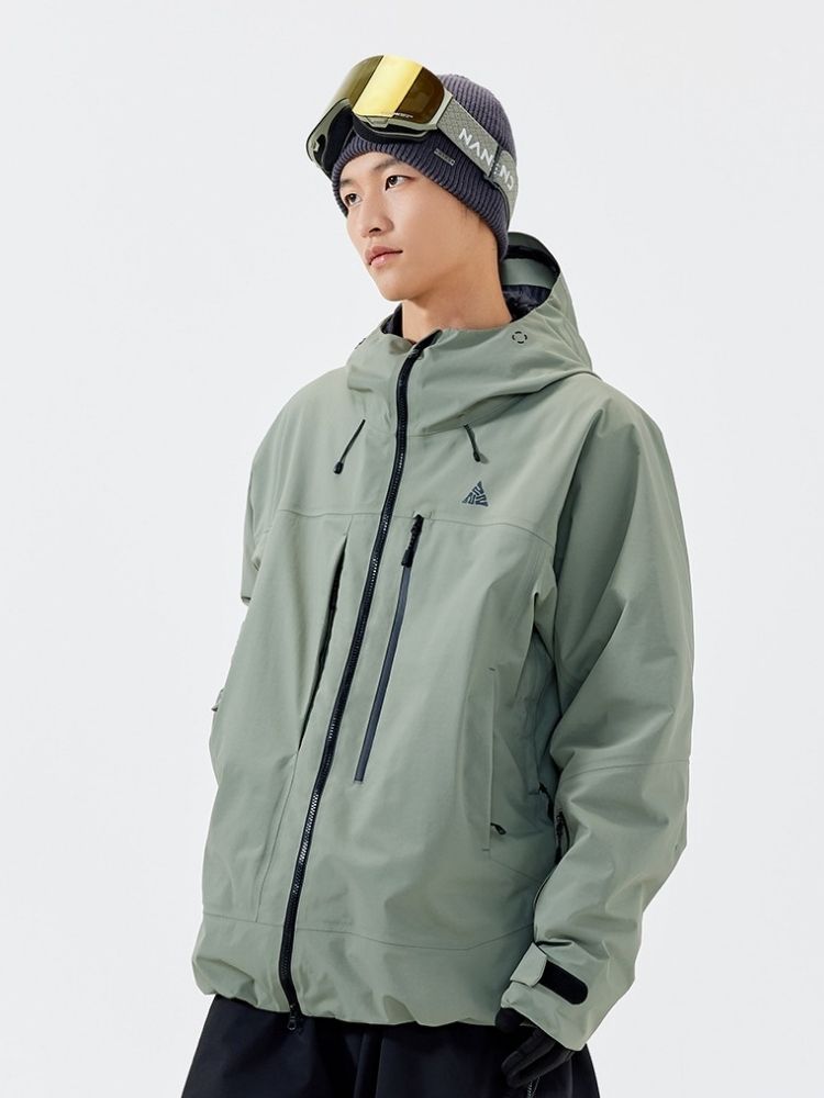 Herren-Snowboardjacke 3L Chill Isolierte Skijacke - NANEND