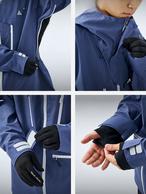 Men's Snowboard Jacket 3L Alpine Insulated Ski Jacket - NANEND