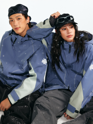 Unisex Snowboard Jacket Teflon Freeride Ski Shell - LITAN