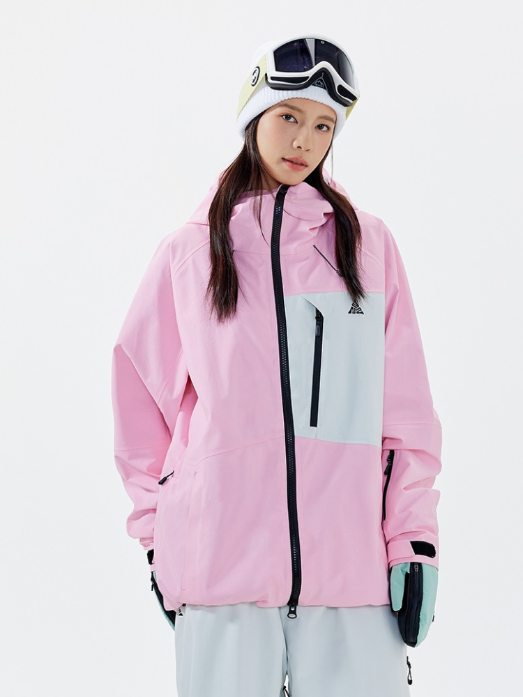 Damska Kurtka Snowboardowa AIR 3L Wodoodporna - NANEND