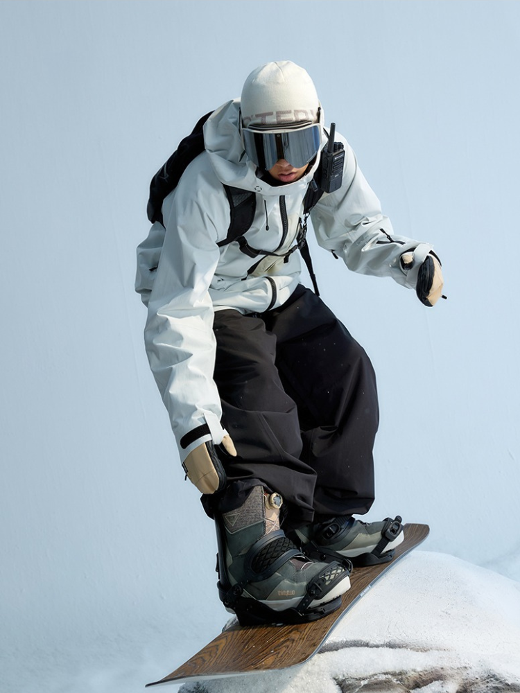 Herren-Snowboardjacke AIR 3L Wasserdichte Schneejacke - NANEND