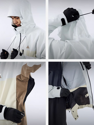 Men's Snowboard Jacket 3L Backcountry Insulated Jacket - NANEND