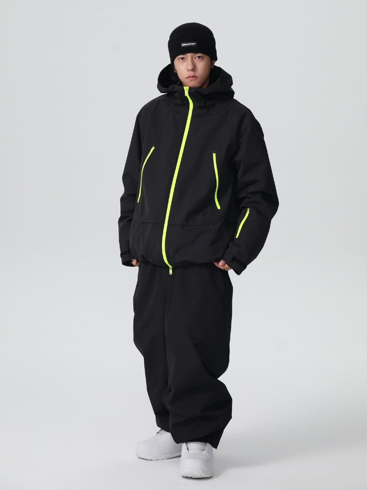 Men's Snow Jacket and Pants Sets Pro 3L Freeride Snow Suit – Searipe