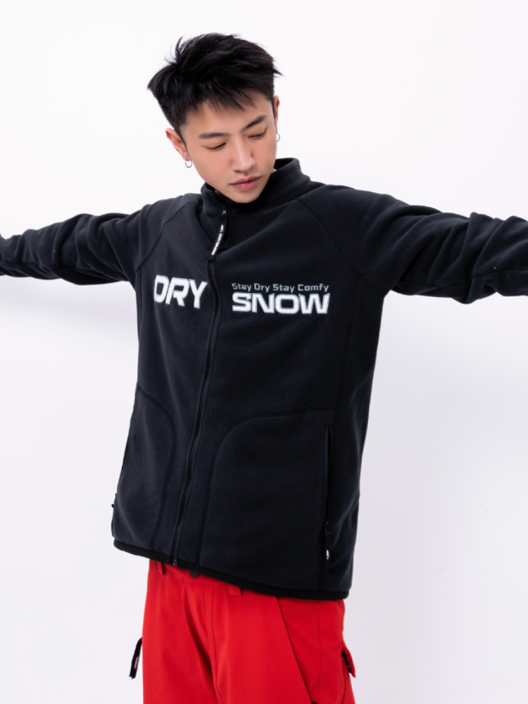 Uniseksowa Kurtka Snowboardowa z Ociepleniem Polarowym - Drysnow