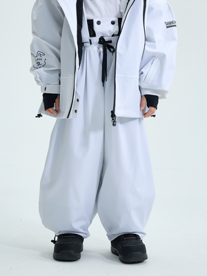 Kids Snoboard Pants & Bibs 3M Thinsulate Adjustable Suspenders Snow Pants - Doorek
