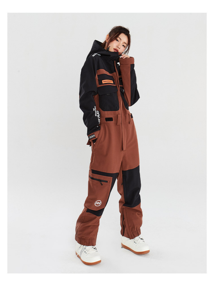 Damen-Einteiler-Skianzug Observe Pro Einteiler-Schneeanzug - NANDN