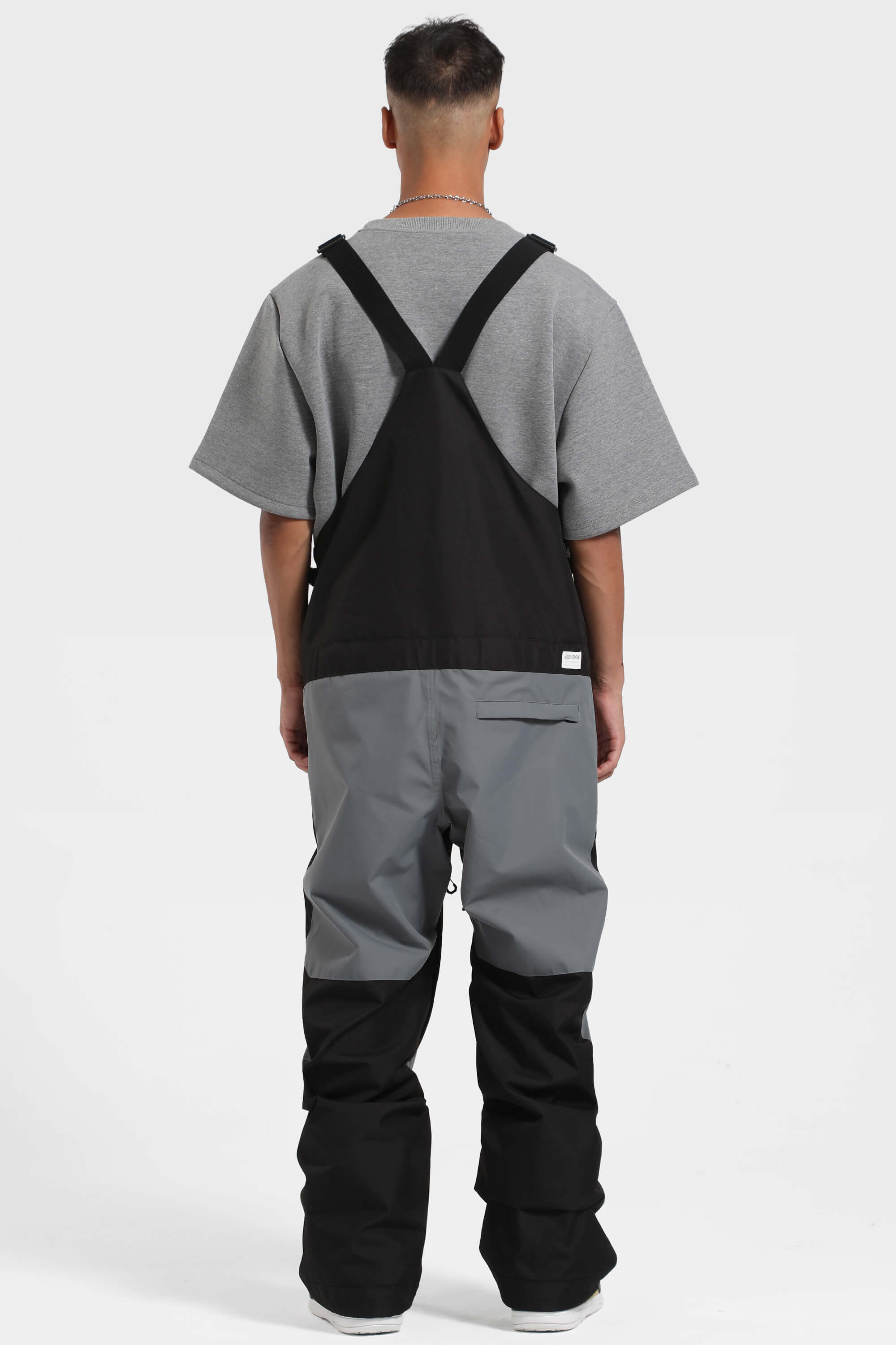 Pánské levandulové a černé lehké voděodolné sněhové kalhoty - Gsou Snow