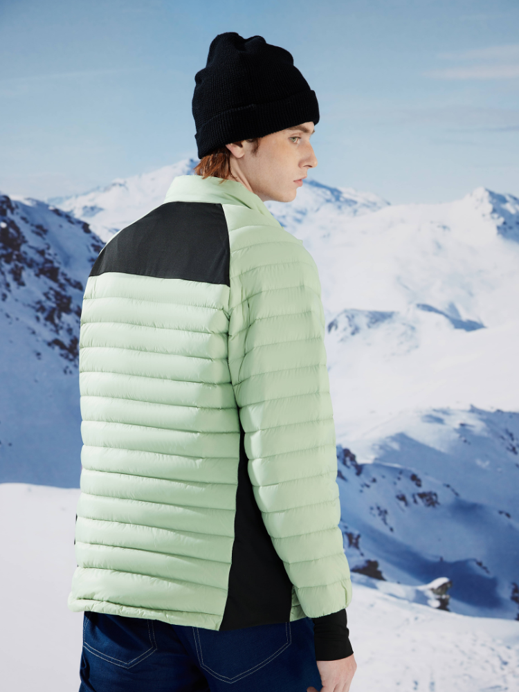 Leichte Herren-Snowboardjacke mit Gänsedaunenfüllung - Drysnow