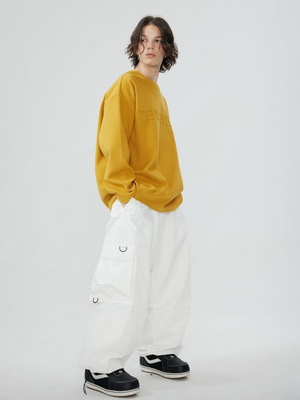 Women's Snowboard Pant Super Baggy Fleece Pants - Hellystudio