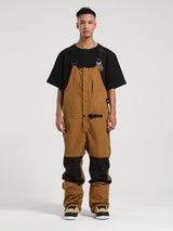 Pánské sněhové bíby s plným zipem a suchým zipem v modrém tie dye designu - Gsou Snow