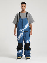 Pánské sněhové bíby s plným zipem a suchým zipem v bílé barvě - Gsou Snow