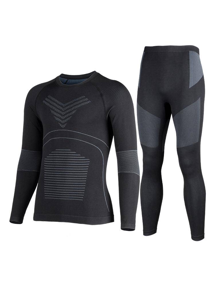 Men's Grey Ski Base Layer - Gsou Snow