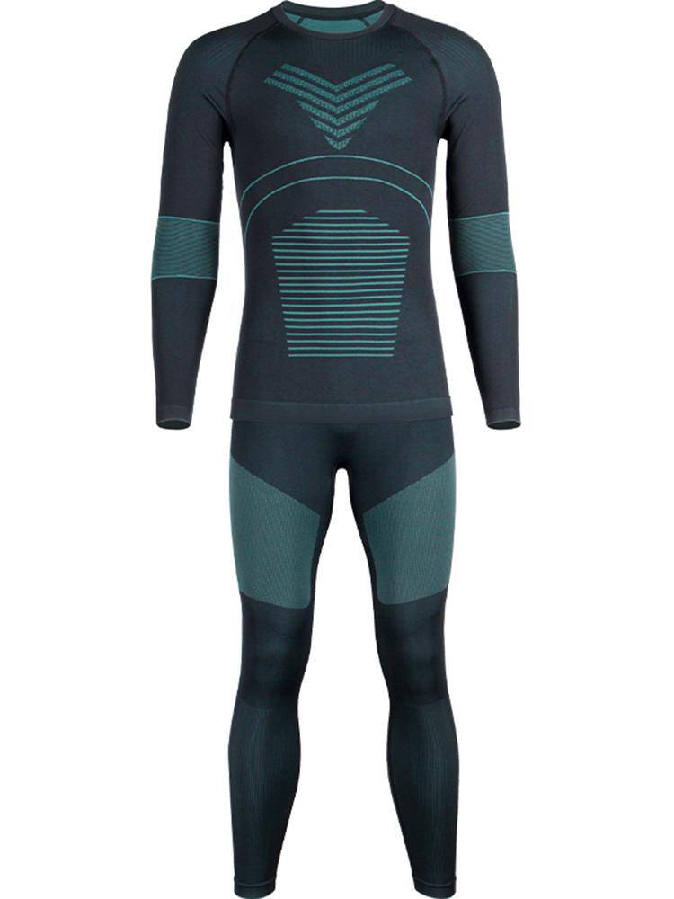 Men's Dark Green Ski Base Layer -Gsou Snow