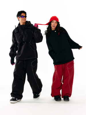 Unisex Snowboard Hoodie Gateway Shell Pullover Jacket - LITAN