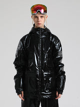 Dámská černá insulovaná sněhová bunda s mnoha kapsami, waterproof – Gsou Snow