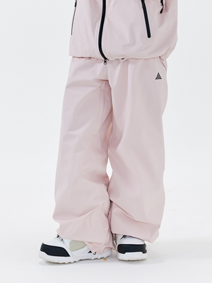 Women's Snowboard Pant Pink 3L Winter Snow Pants - NANEND