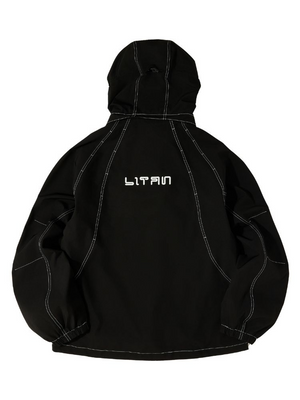 Unisex Snowboard Hoodie Gateway Shell Pullover Jacket - LITAN