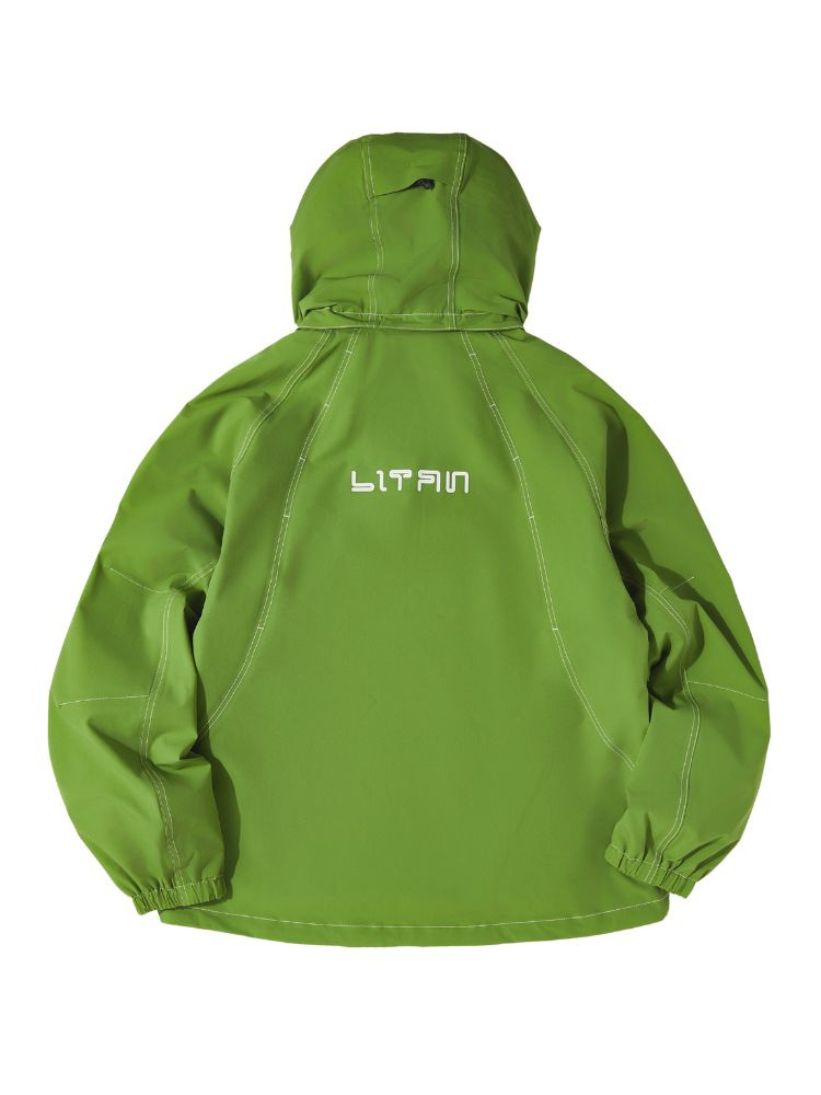 Unisex Snowboard Hoodie Gateway Shell Pullover Jacket - LITAN