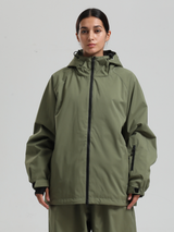 Baggy-Snowboardjacke für Damen, elegante Oversized-Snowboardjacke – Gsou Snow 