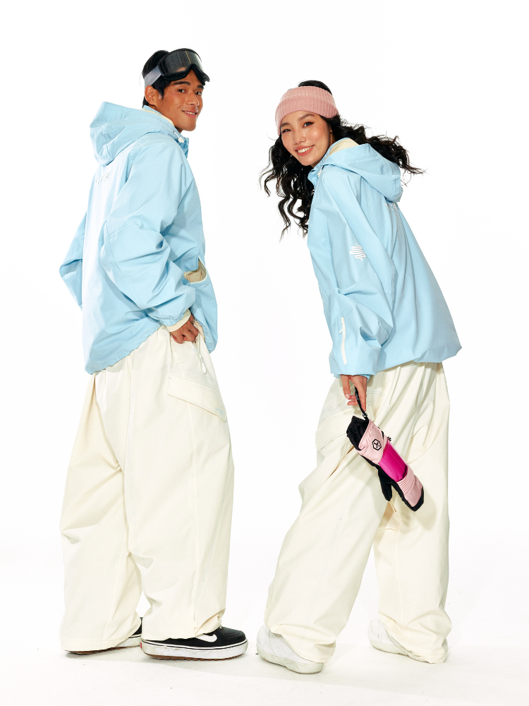 Unisex Snowboard Hoodie Gateway Shell Pullover Jacket - LITAN