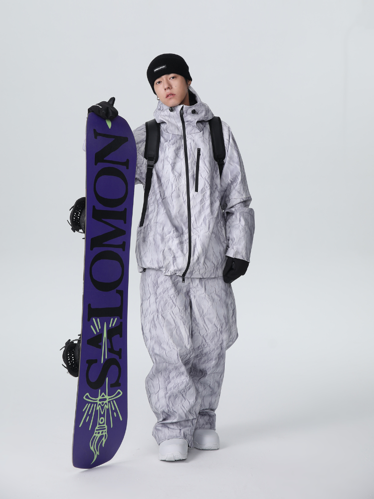 Men's Snowboard Suits Denim Drift Baggy Snow Suit - Searipe