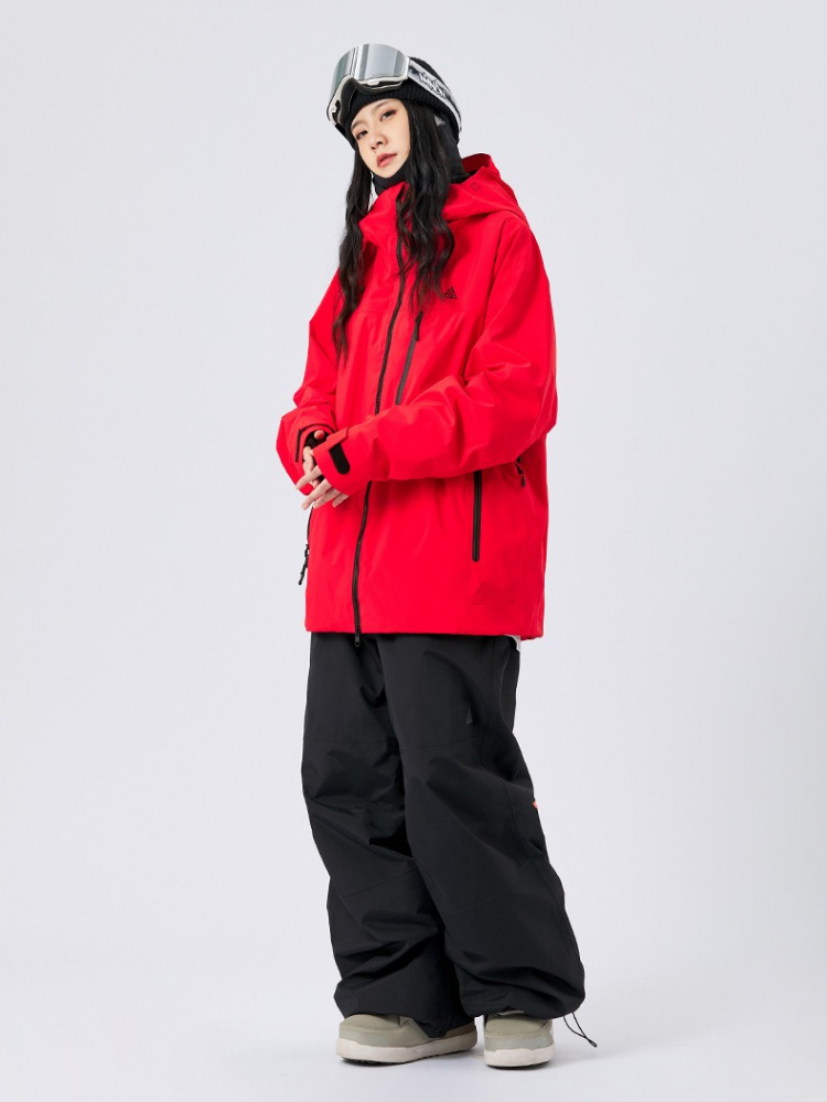 Women's Snowboard Jacket Summit Edge 3L Ski Jacket - NANEND