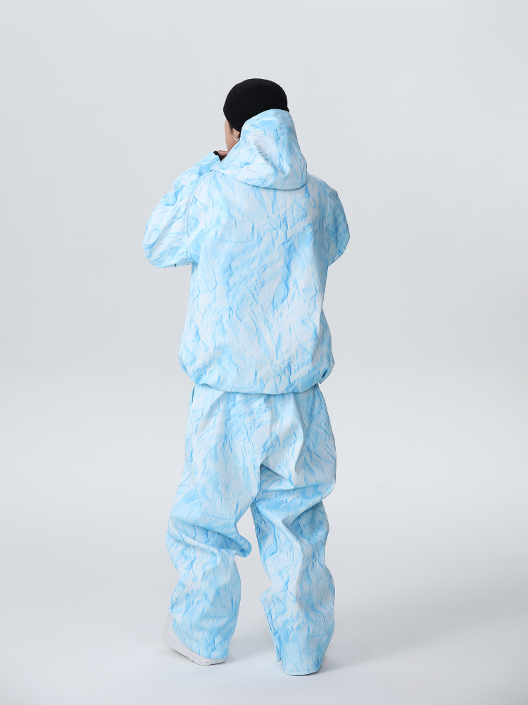 Men's Snowboard Suits Denim Drift Baggy Snow Suit - Searipe
