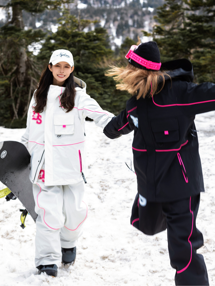 Damskie Spodnie Snowboardowe Retro 3L Thermal - Drysnow