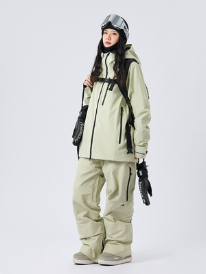 Women's Snowboard Jacket Summit Edge 3L Ski Jacket - NANEND