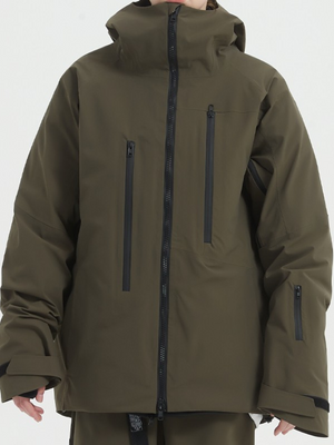 Women's Snowboard Jacket 3L Powline Fleece Snow Jacket - Doorek