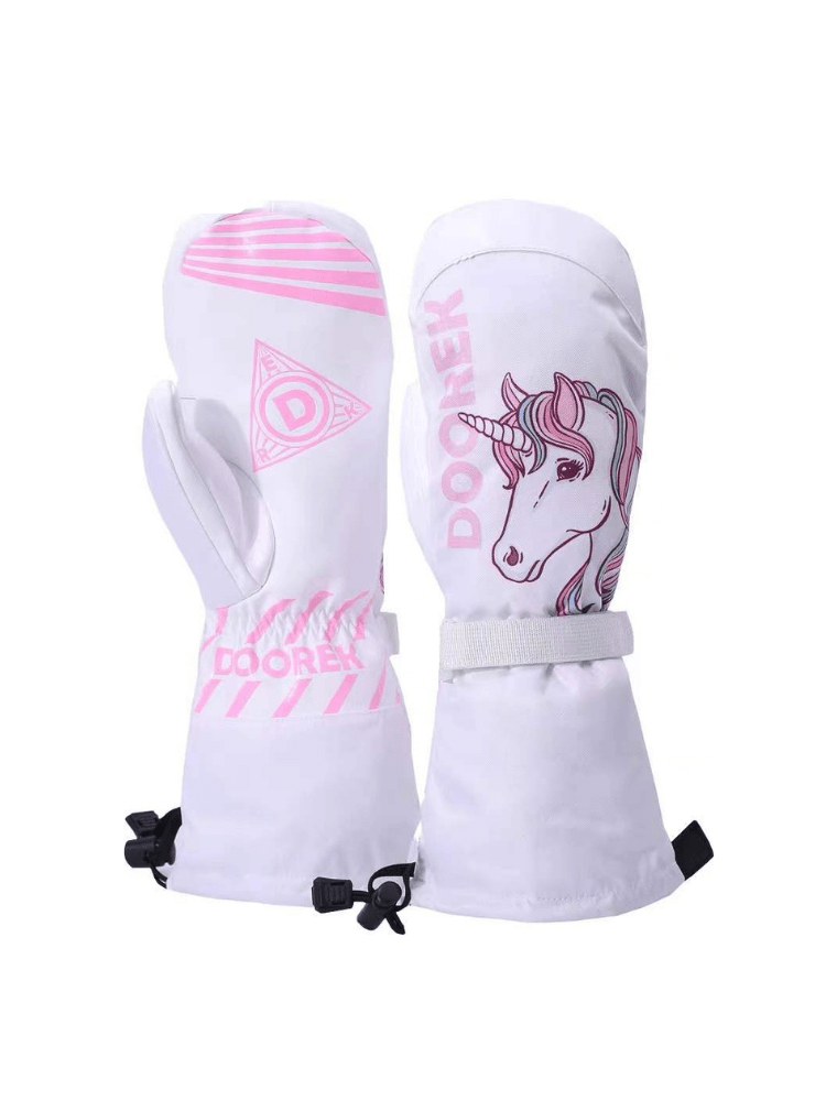 Damskie rękawice narciarskie typu long mittens - DOOREK