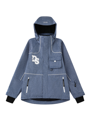 Women's Snowboard Jacket Retro 3L Thermal Snow Jacket - Drysnow