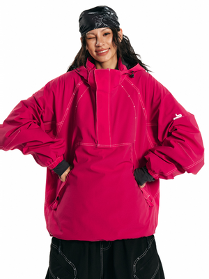 Unisex Snowboard Hoodie Gateway Shell Pullover Jacket - LITAN