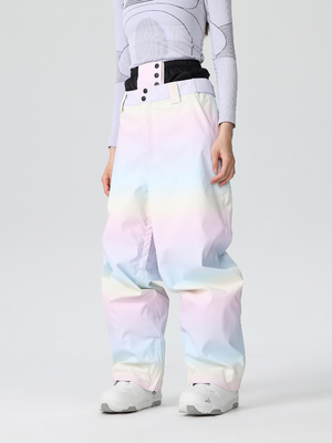 Women's Snow Jacket and Pants Sets Glitter Ice Cream Snow Suit - Searipe
