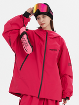 Dámská baggy snowboardová bunda GlideFlow Galactic Shell - Doorek