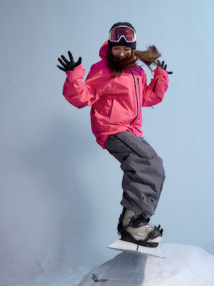 Women's Snowboard Pant Classic 3L Fleece Snow Pants - NANEND