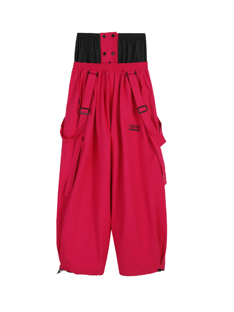 Women's Baggy Jacket & Pants Set Bow-Tie Bunny 3L Snowsuit - Doorek