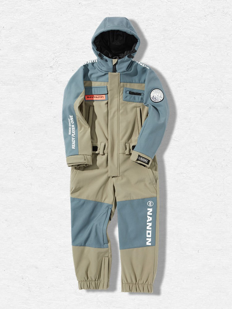 Kid's Snowboard Suits Little Expedition Snow One Piece Snowsuit- NANEND