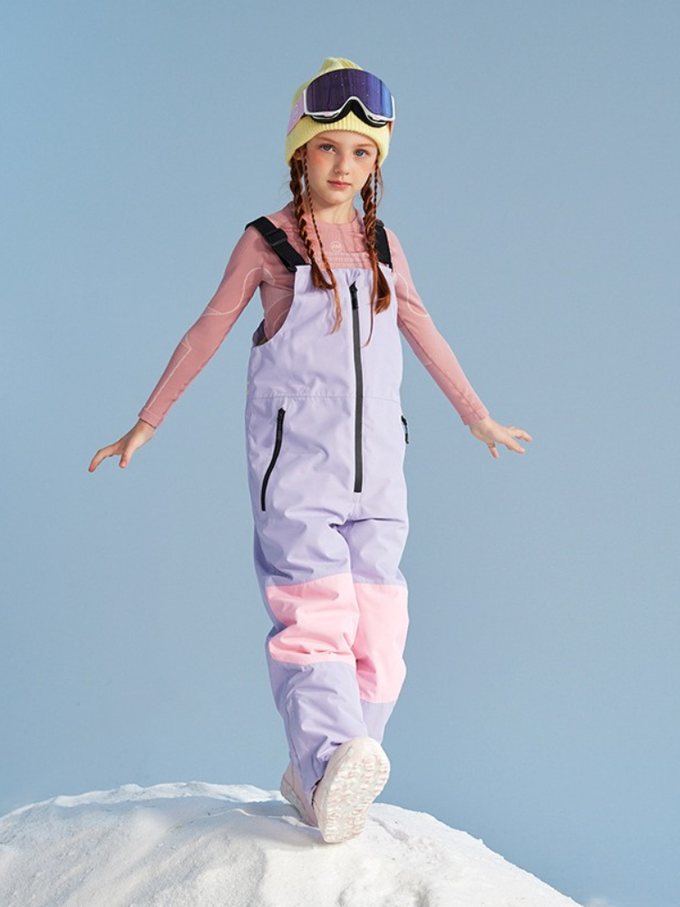 Kid's Snowboard Pants Sail Adventure Ski Bibs - NANEND